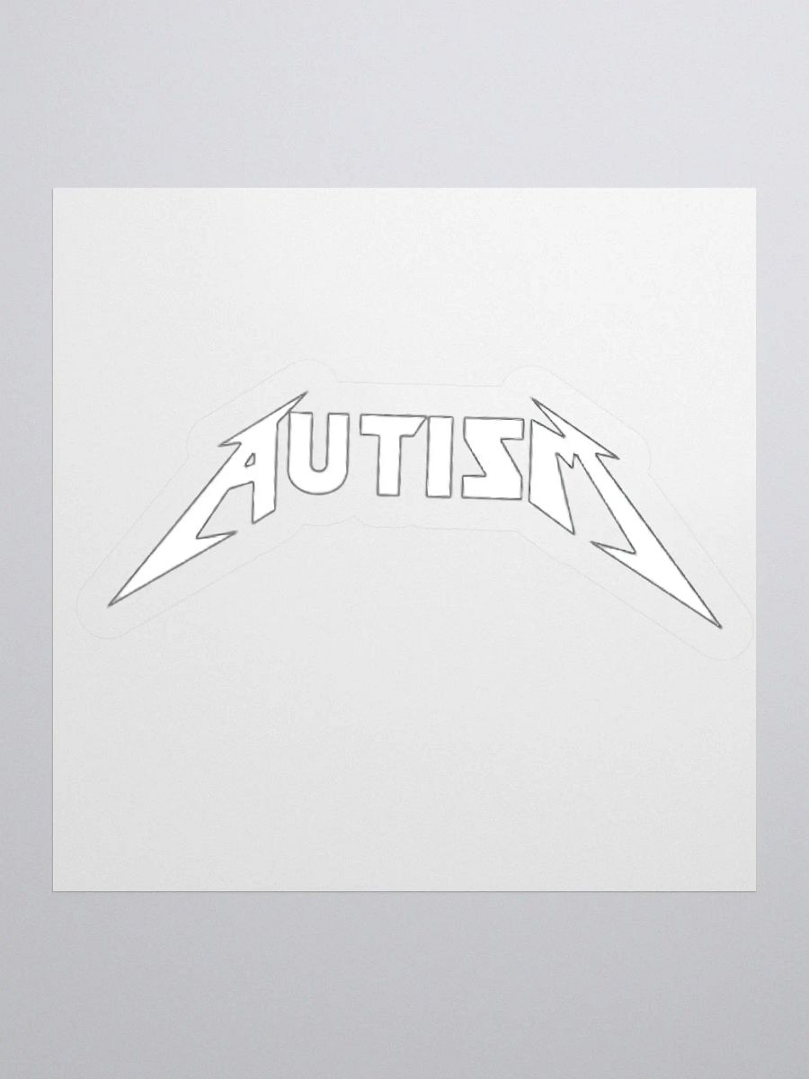 Autism Metallica Style Sticker product image (1)