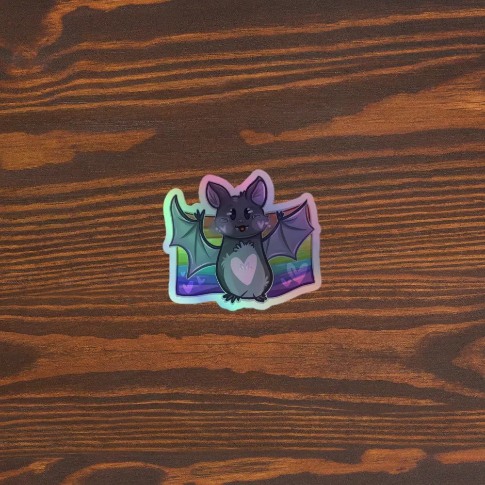 Gay Bat - LGBT Rainbow Flag Bat product image (5)