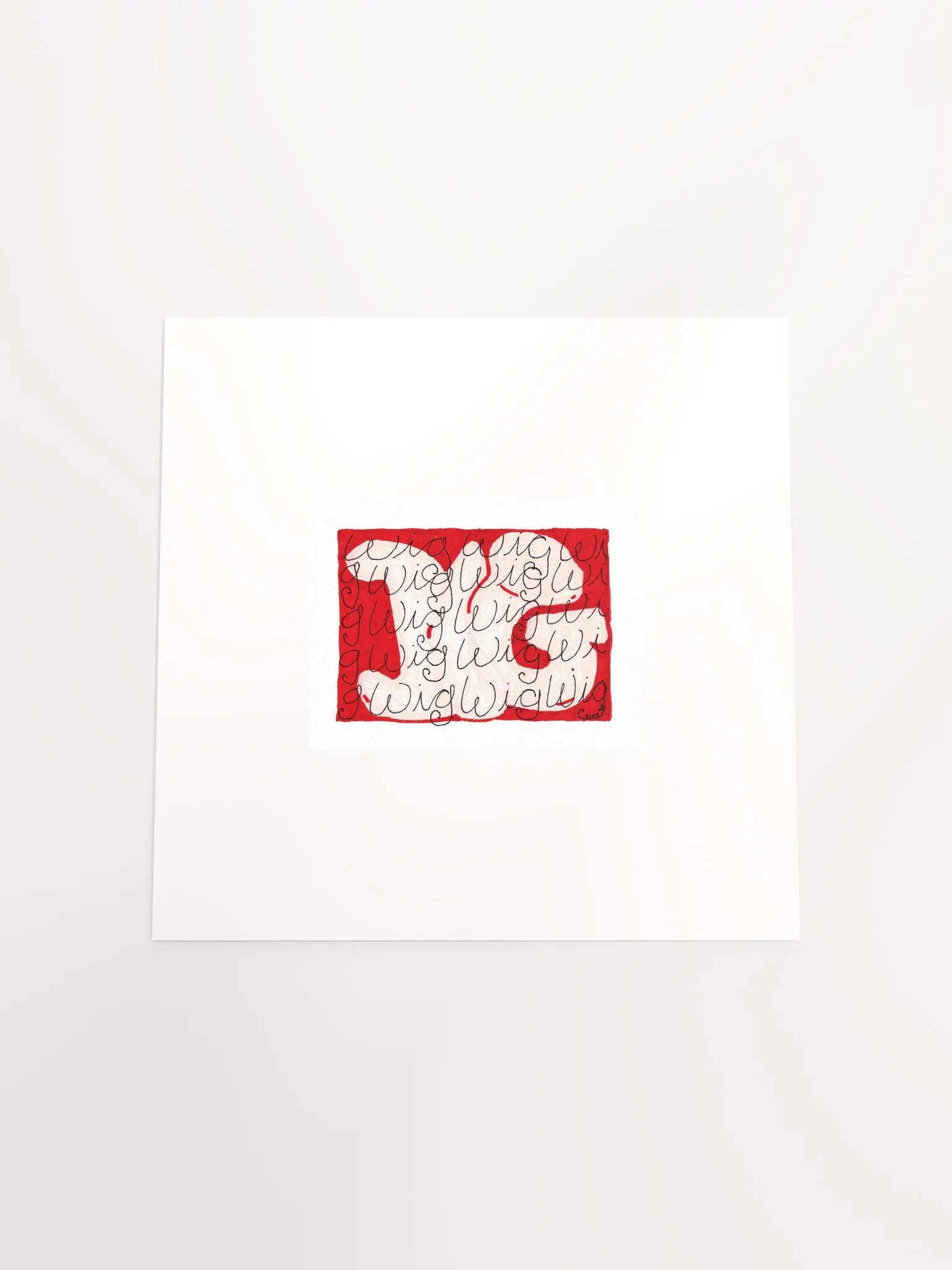 big wig panel card print product image (4)