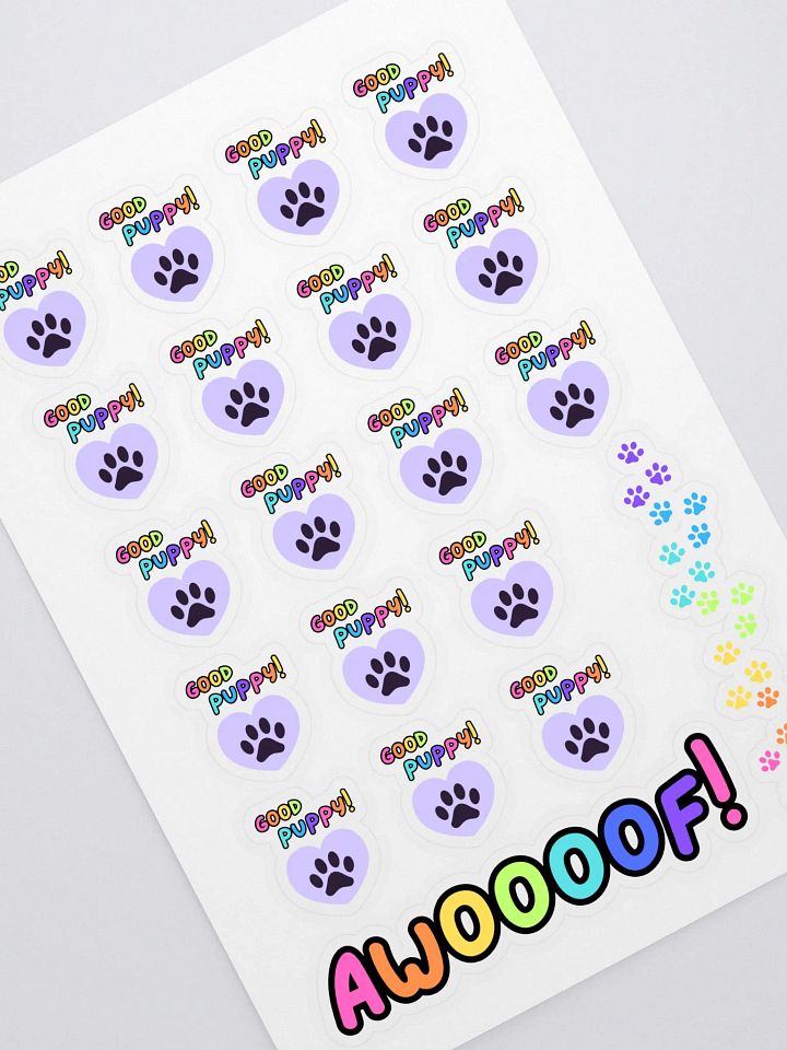 20 Good Puppy Stickers Reward Sheet! product image (1)