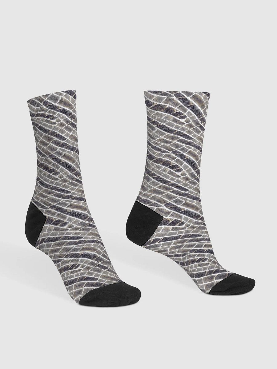 Grey Snake Skin Socks product image (3)