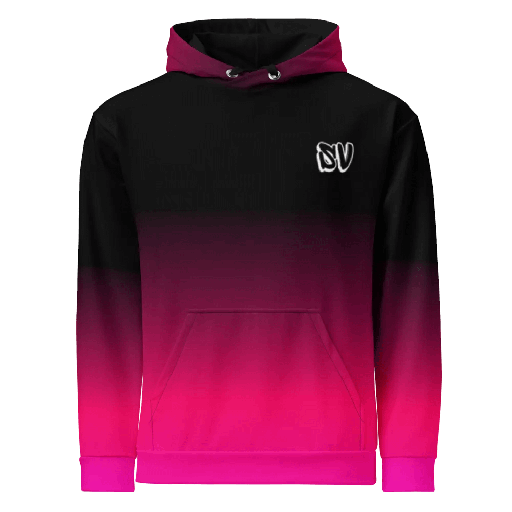 STRAIGHT VIBIN NEON COLOR FADE STYLE TANJIRO DEMON SLAYER HOODIE product image (1)