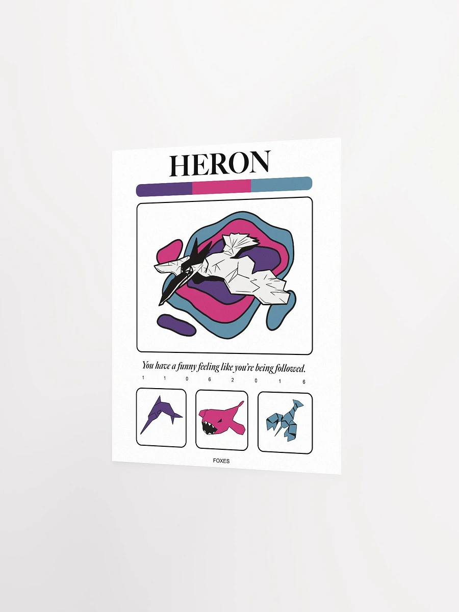 Heron - Poster (White) product image (5)