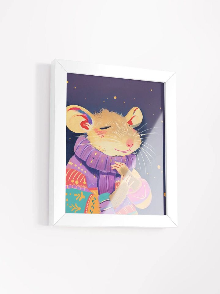 Cozy Winter Night Framed Matte Poster product image (2)