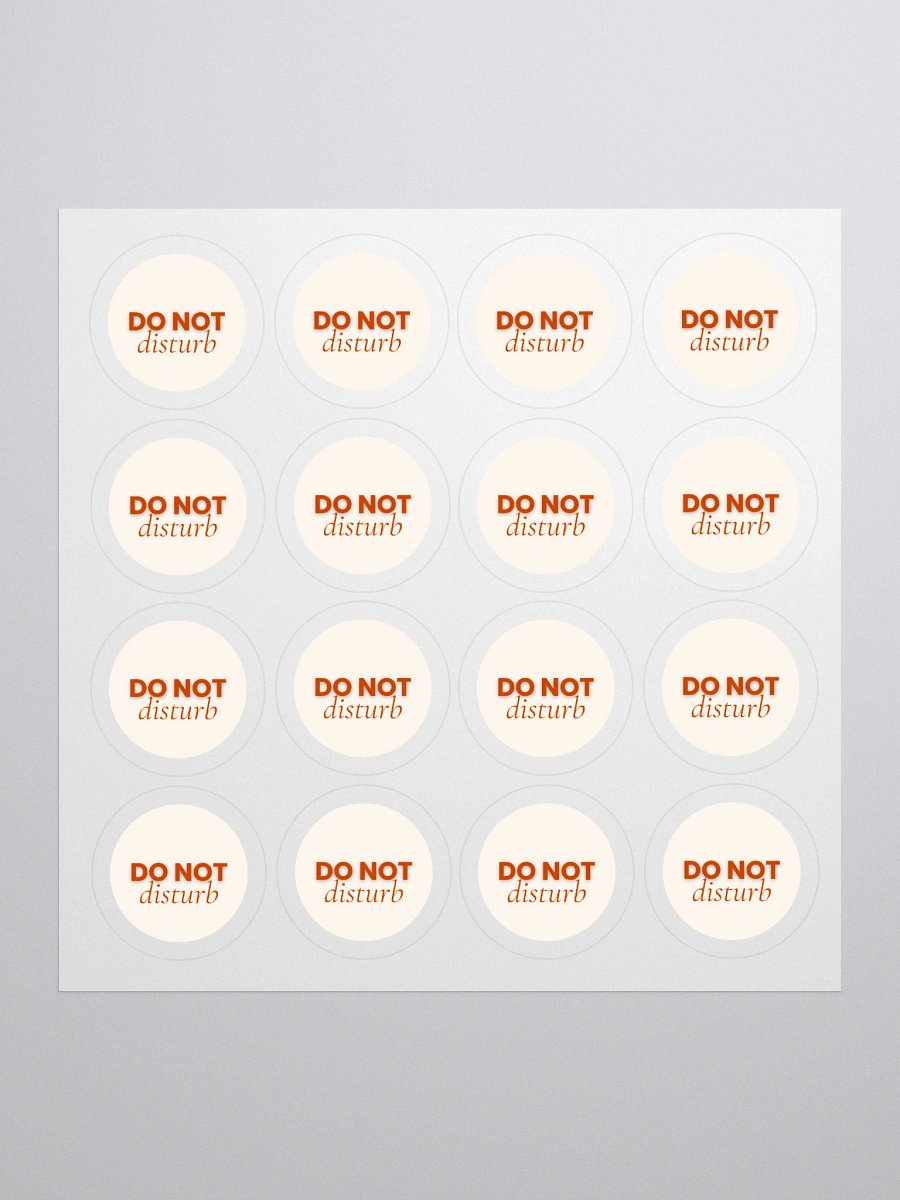 Do Not Disturb Stickers product image (1)