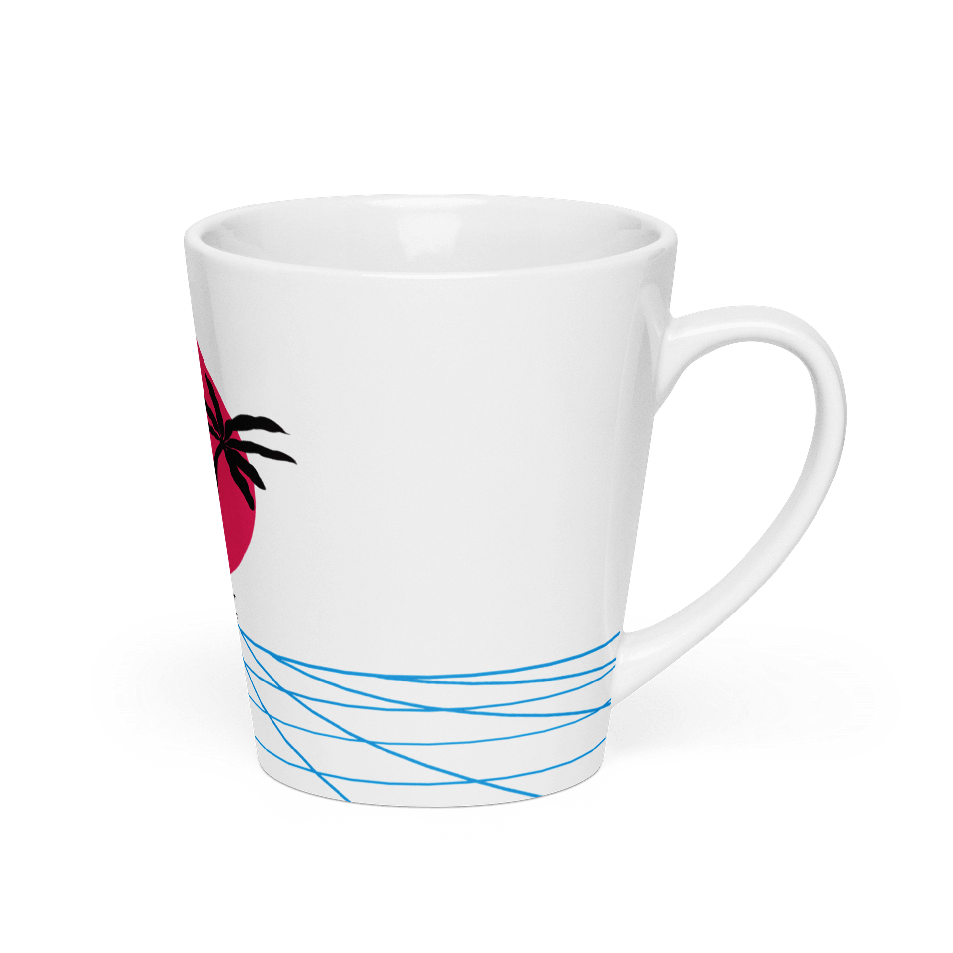 Neon Palms Latte Mug product image (2)