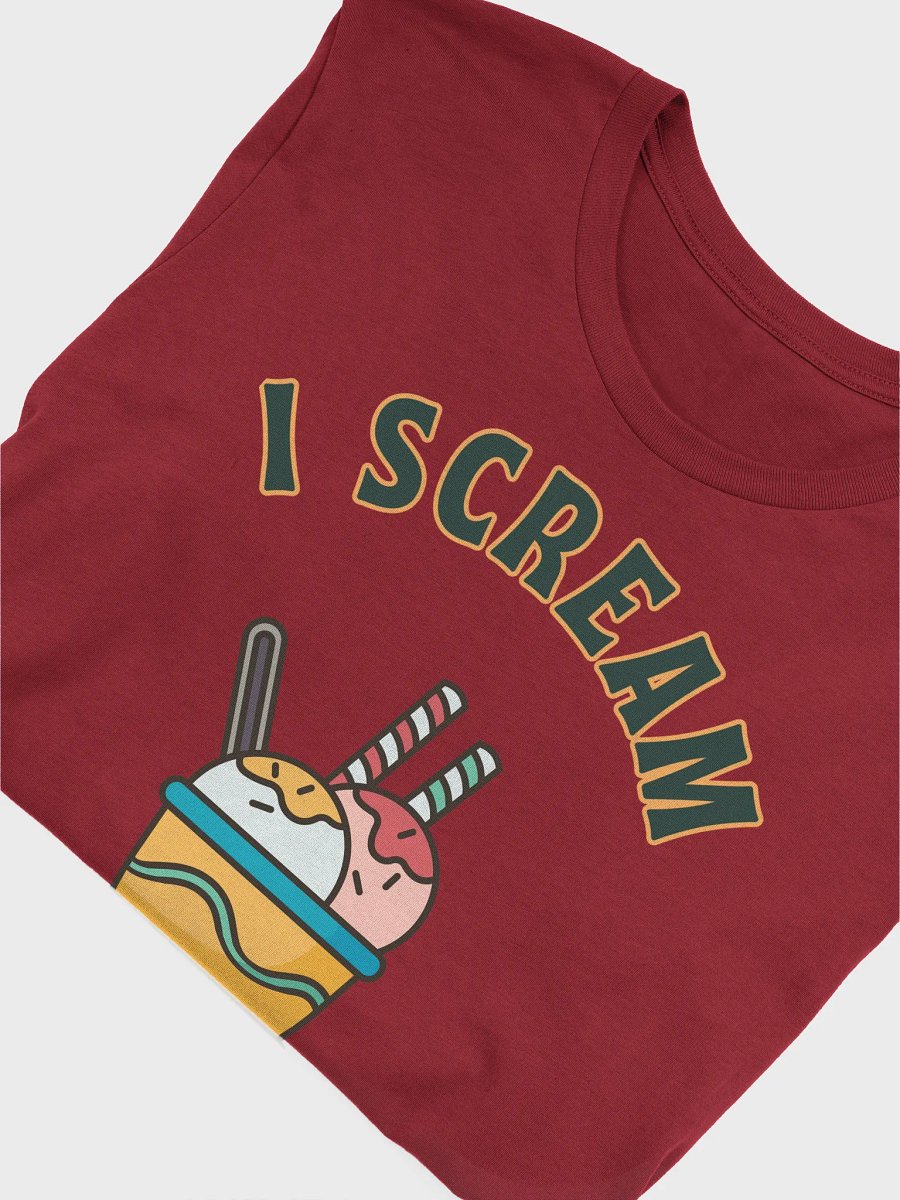 I Scream Ice Cream T-Shirt - Scoops in Cup product image (5)