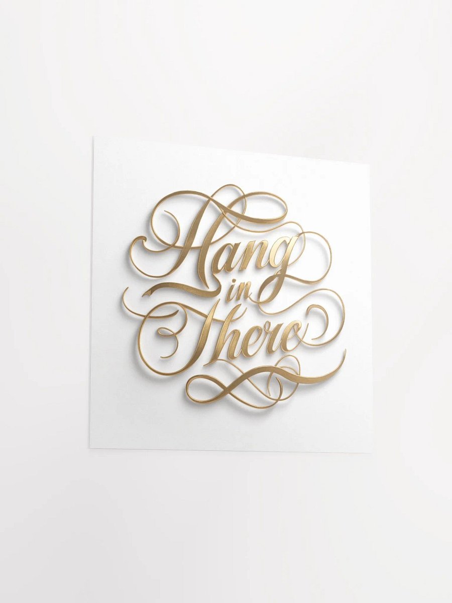 Self-Love Affirmation Art for Goal Manifestation and Self-Care - Hang In There! product image (4)