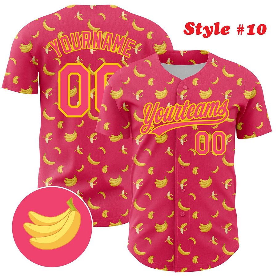 Authentic Baseball Jersey, Custom Baseball Jersey, Personalized Sport Jersey, Colorful, Number, 3D Cute, Gift For Kid product image (185)