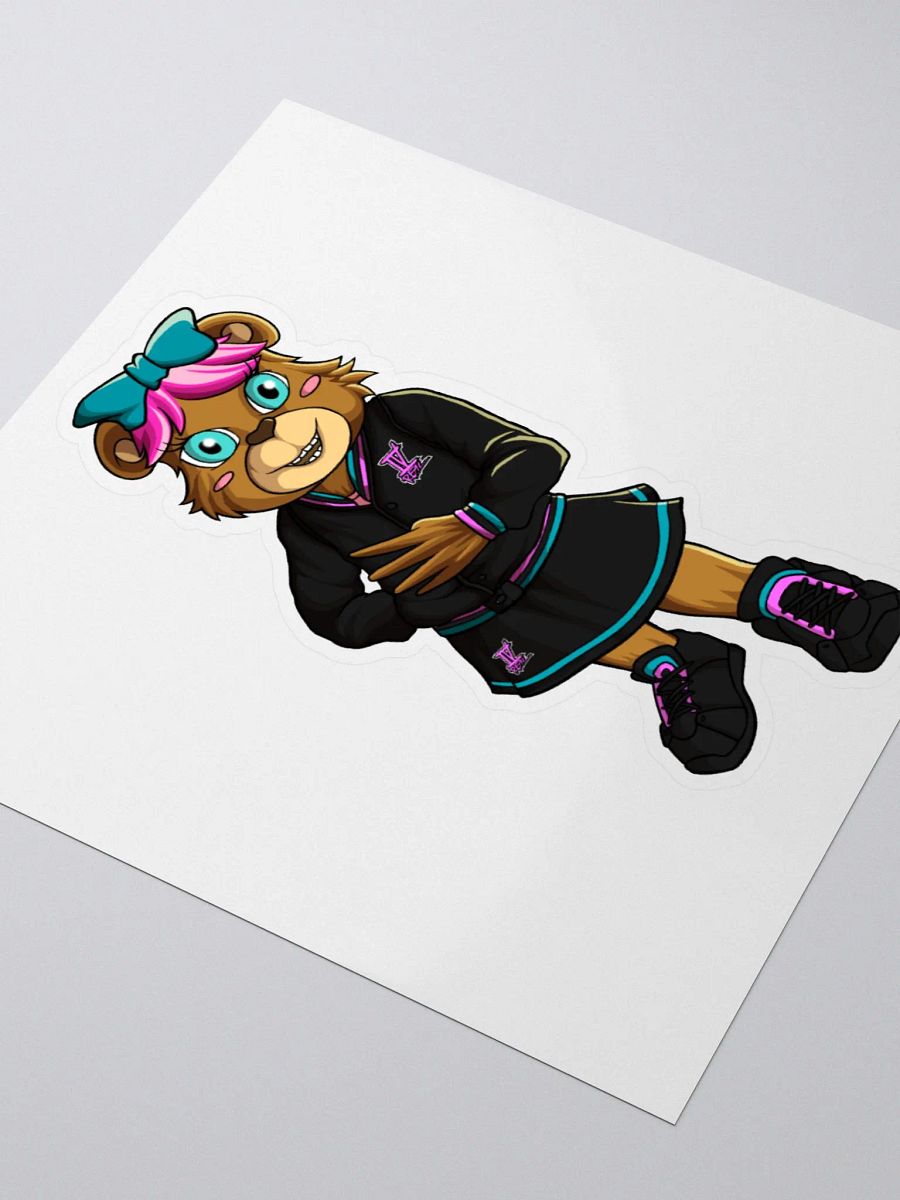 Standing Girl Bear Sticker product image (3)