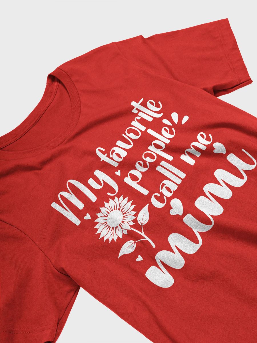 My Favorite People Call Me Mimi, Grandma Bella Canvas T-shirt product image (14)