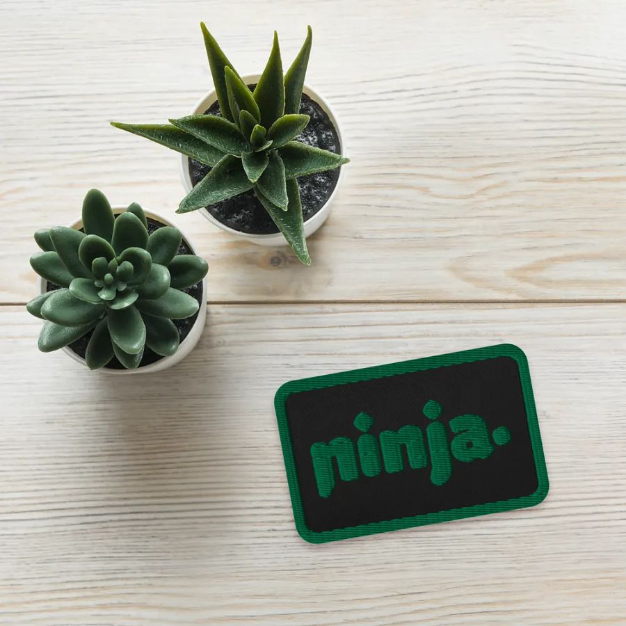 Ninja Patch: Green and Black product image (4)