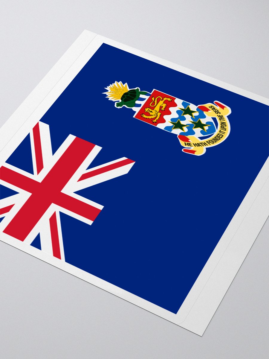 Cayman Islands Flag Sticker | Union Jack Design | Durable Vinyl | 3 Sizes product image (7)