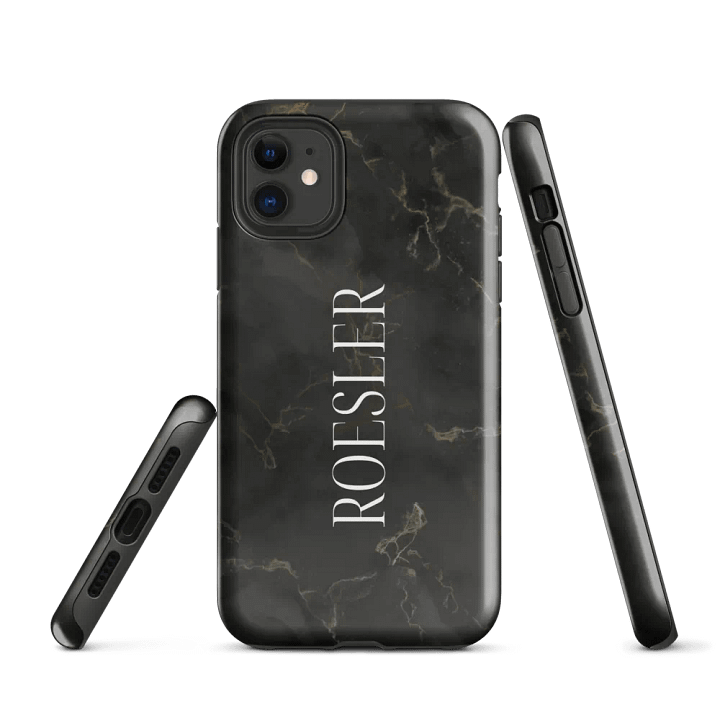 Marble Gold Tough iPhone® Case product image (1)