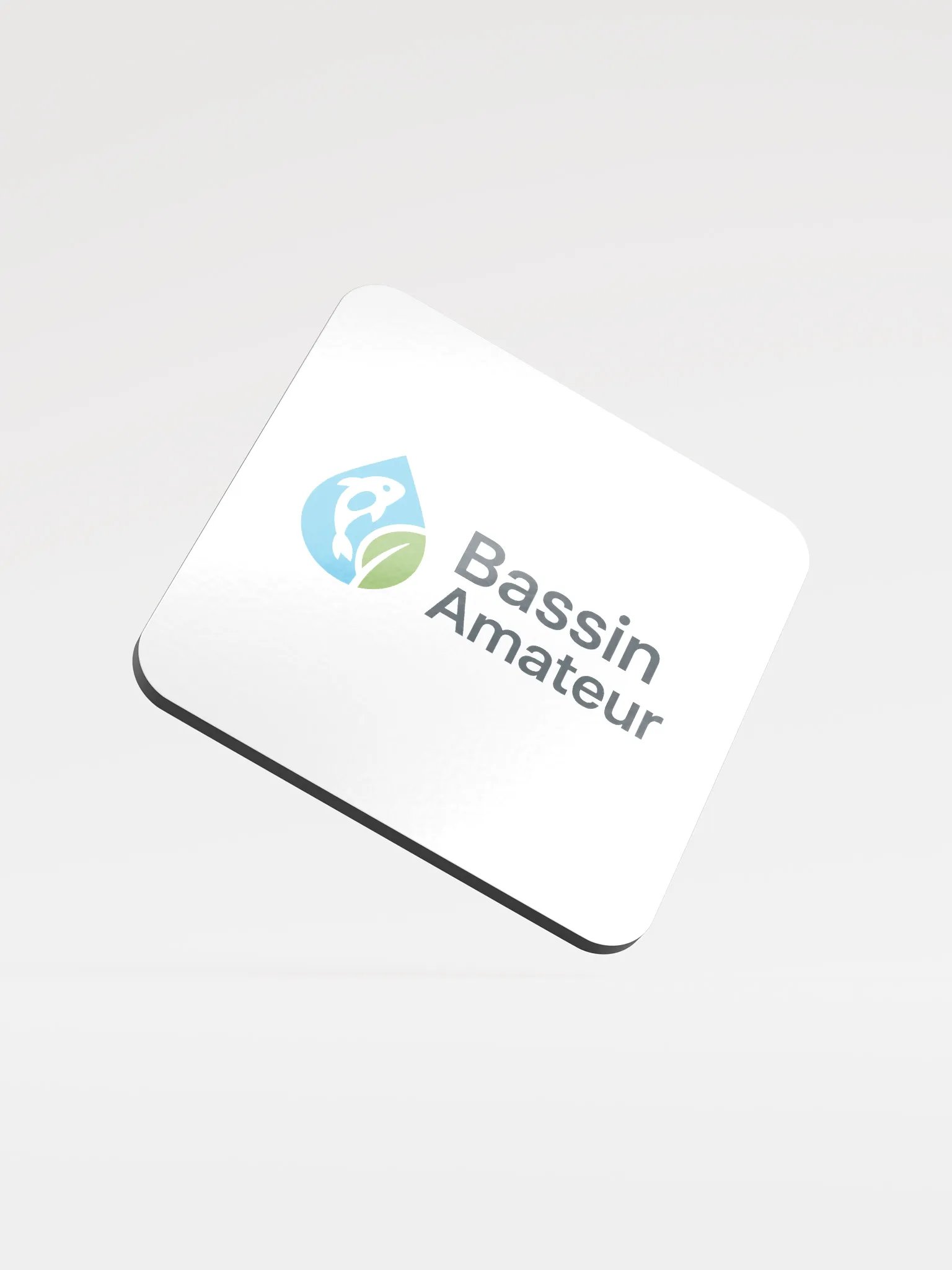 Sous-verre Bassin Amateur – Accessoire design pour passionnés de bassins et carpes koï product image (1)