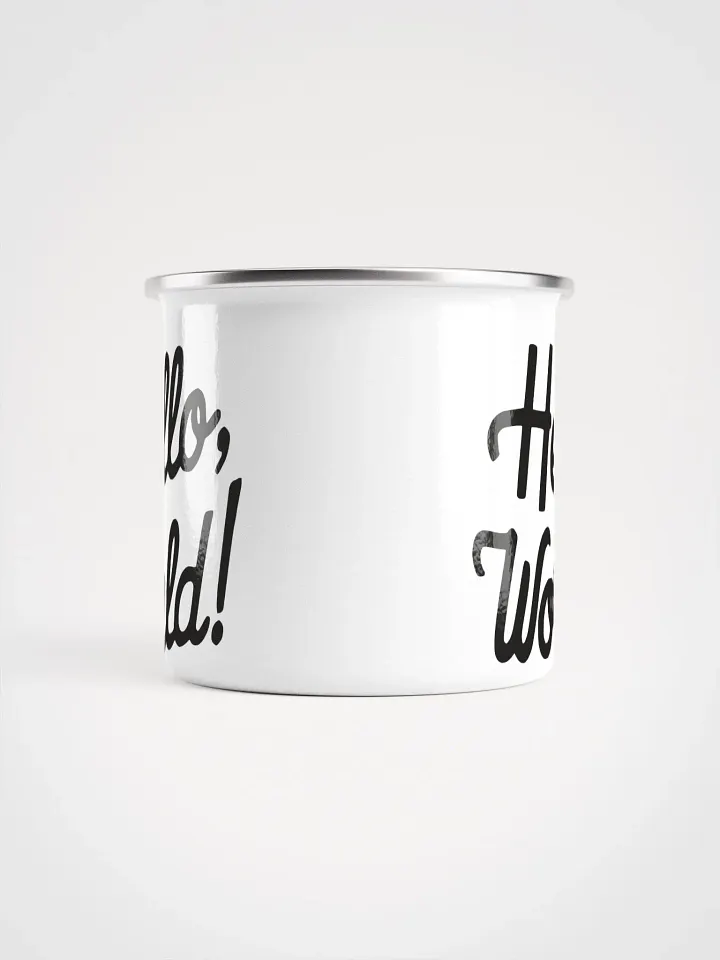 Hello World! Enamel Mug: A Coder's First Cheers product image (2)
