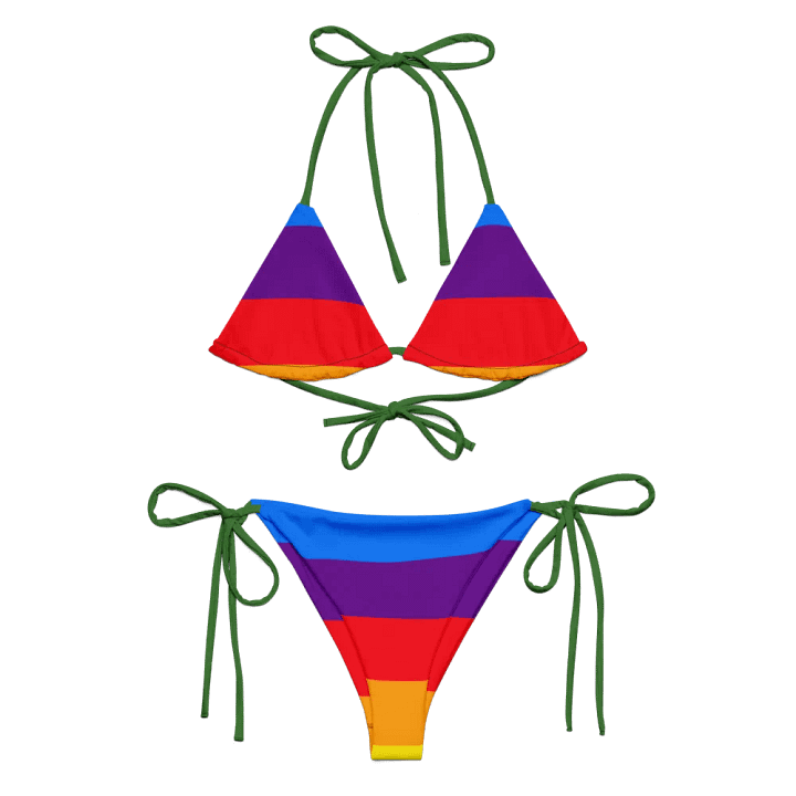 All-Over Print String Bikini - Rainbow product image (2)