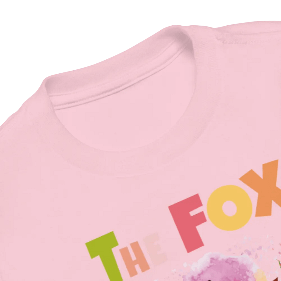 The Fox Colorful Funny Cute Bella +Canvas Toddler T-Shirt – Funny Shirt, Best Gift for Kids product image (6)