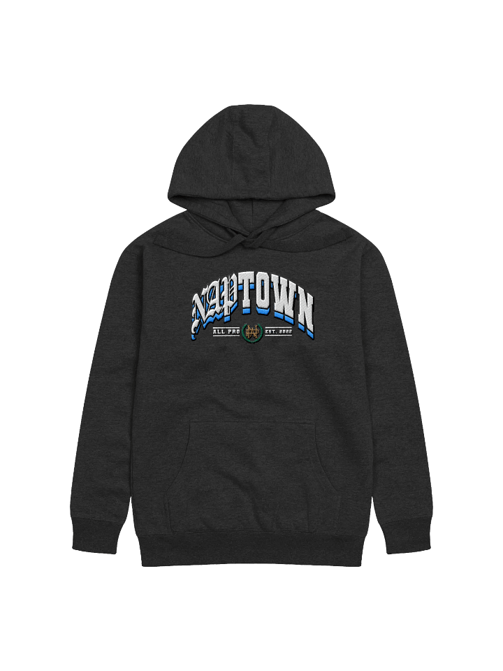 Uni Hoodie - Black (Davis Blue) product image (1)