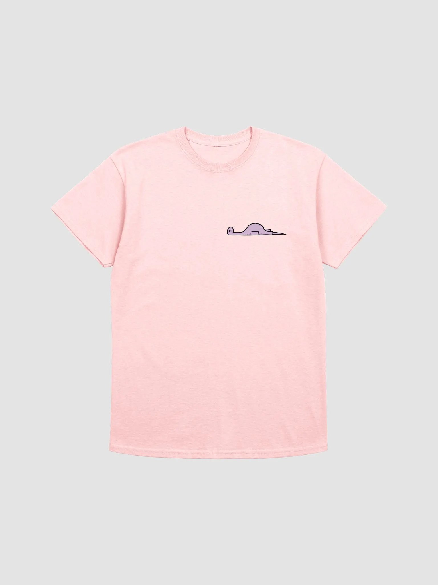 Pink Dino Laying Crest - T-Shirt product image (1)