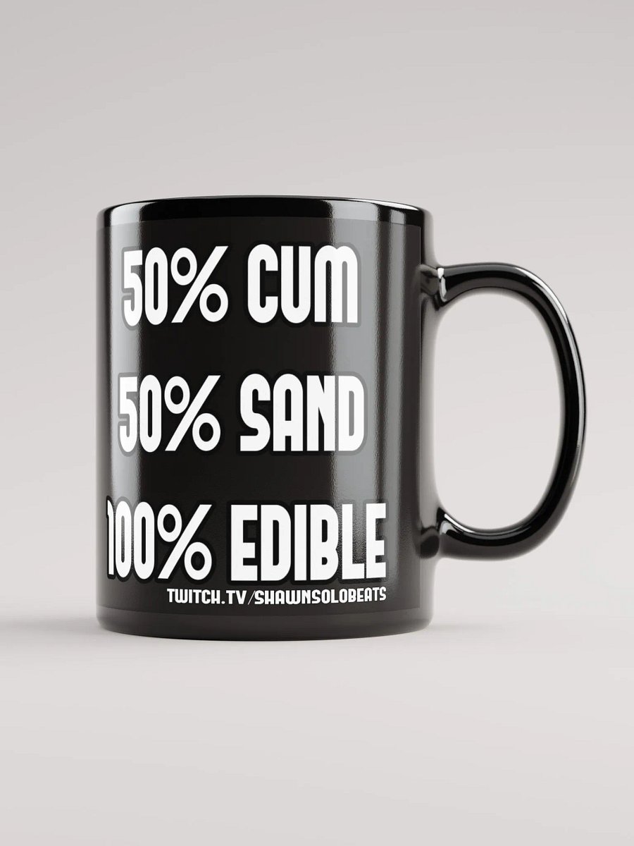 Cum Sand Black Glossy Mug product image (1)