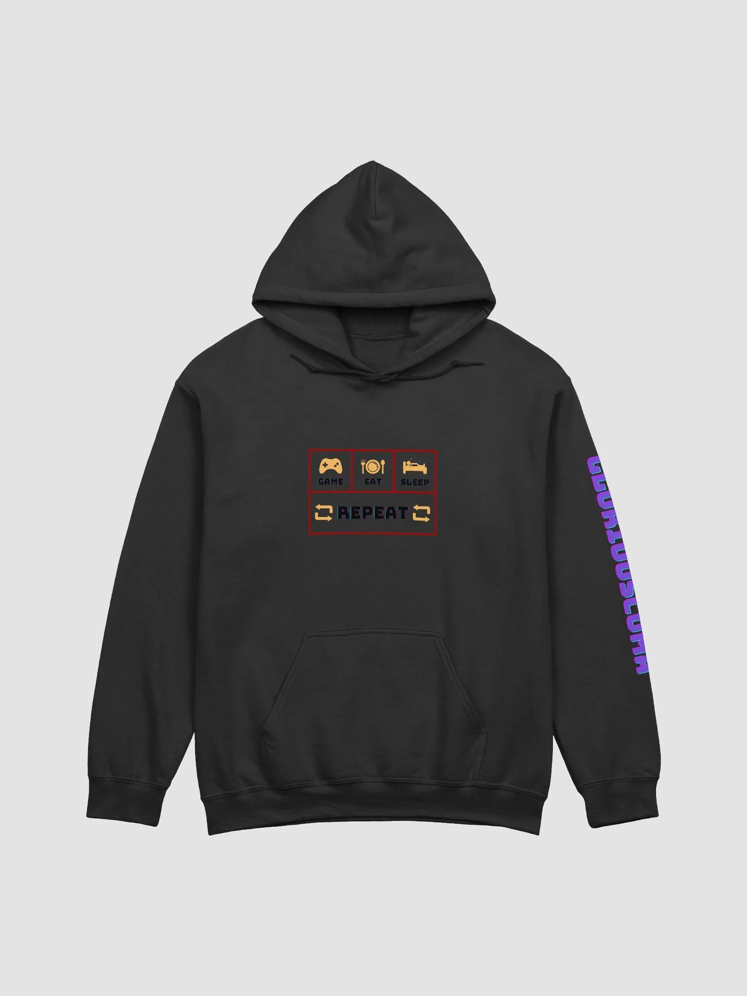 Game, Eat, Sleep, Repeat Hoodie product image (1)