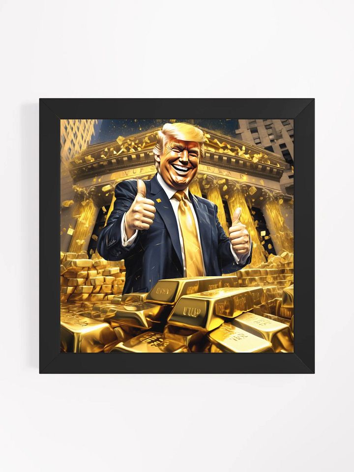 Make America Rich Again Frame product image (1)
