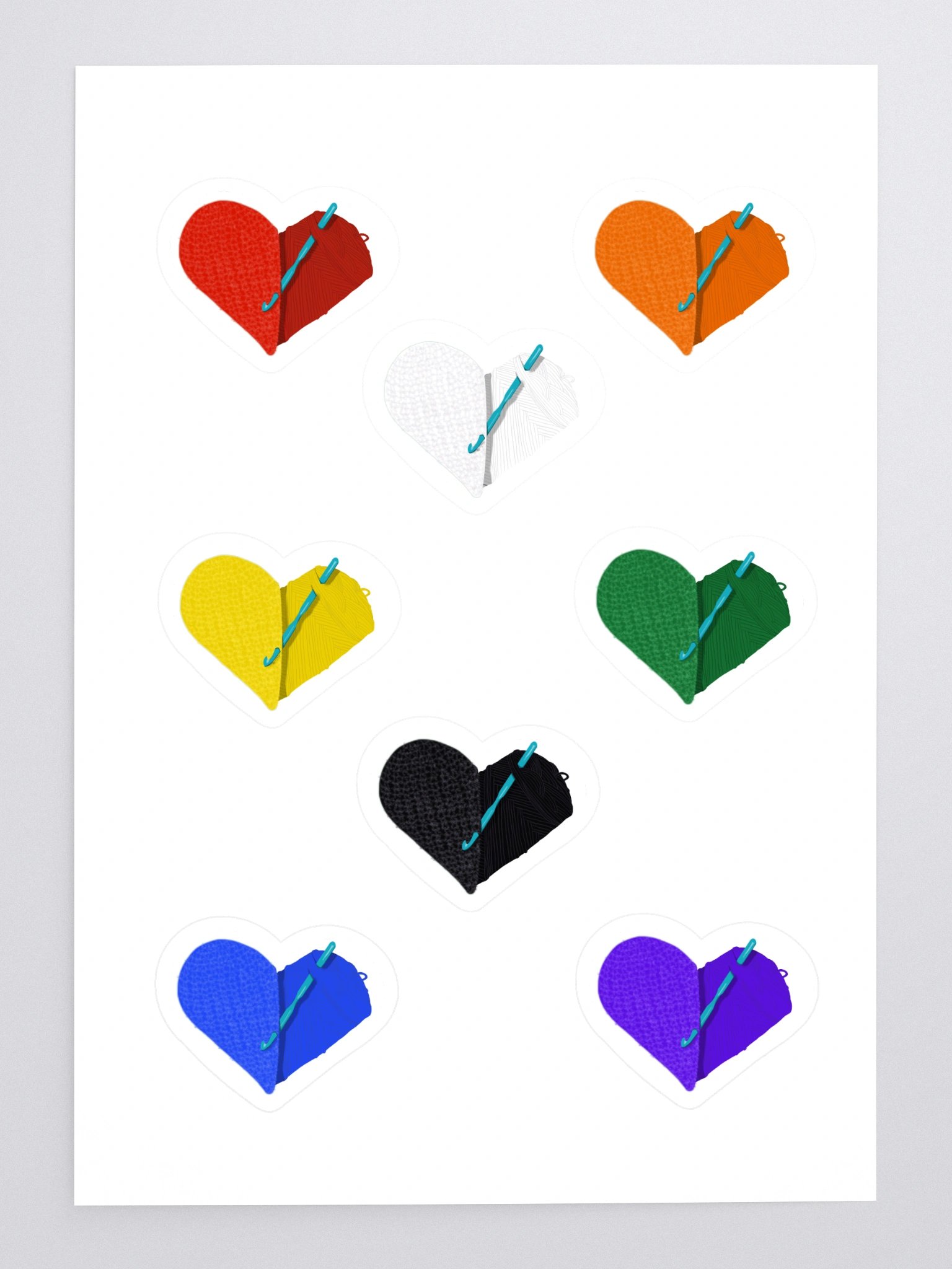 Crochet Love Sticker Sheet product image (3)