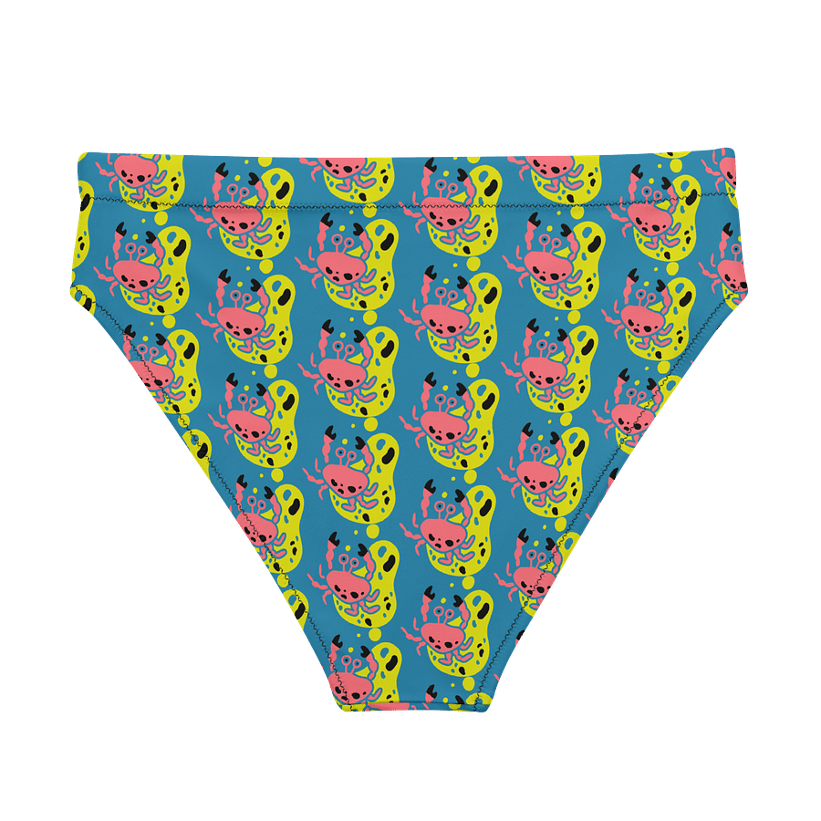 Playful Crab Party High-Waisted Bikini Bottoms product image (2)