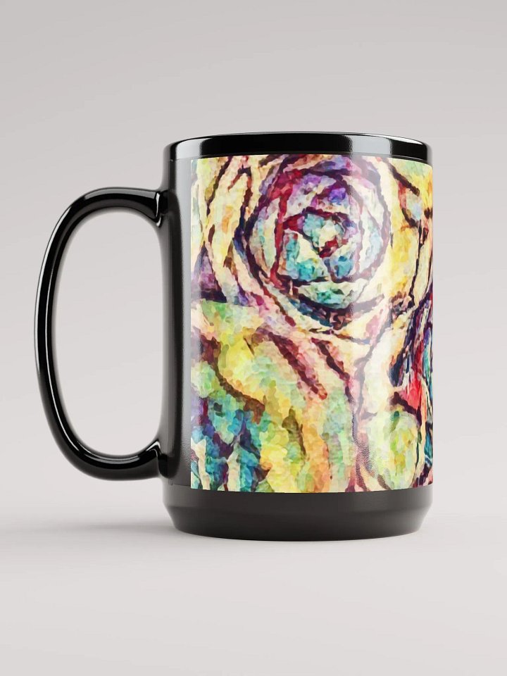 Abstract Graphic | Black Coffee Mug | Harmony Succulent product image (1)