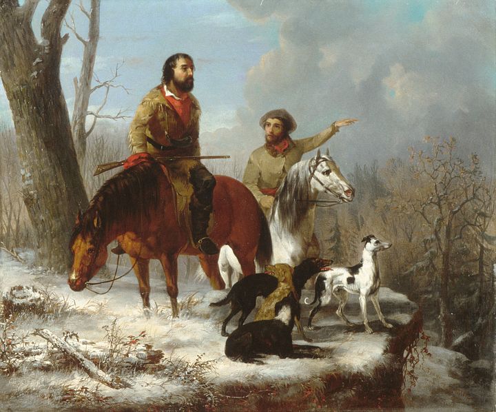 Copy of Trappers Jonathan K. Trego J. L. Williams American ca. 1855/Enhanced Matte Paper Poster (in) by Allcolor product image (1)