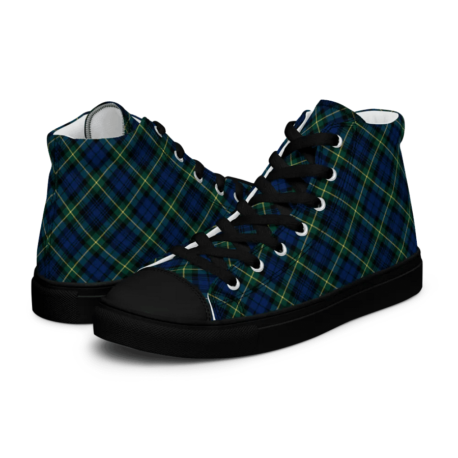 Gordon Tartan Men's High Top Shoes product image (8)