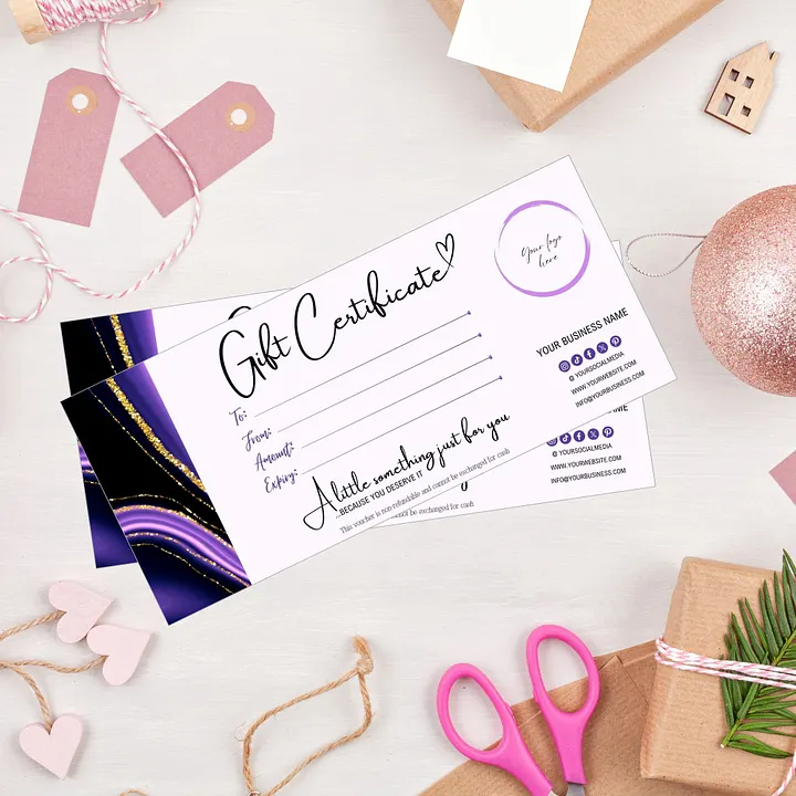 Amethyst - Gift Certificate Template product image (2)