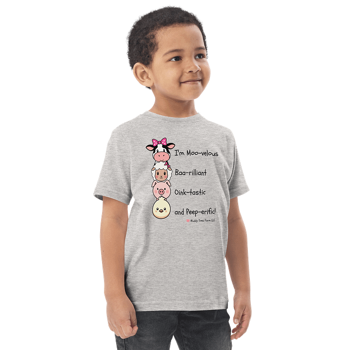 Cute Animal Faces Toddler T-Shirt (2-6T) product image (2)