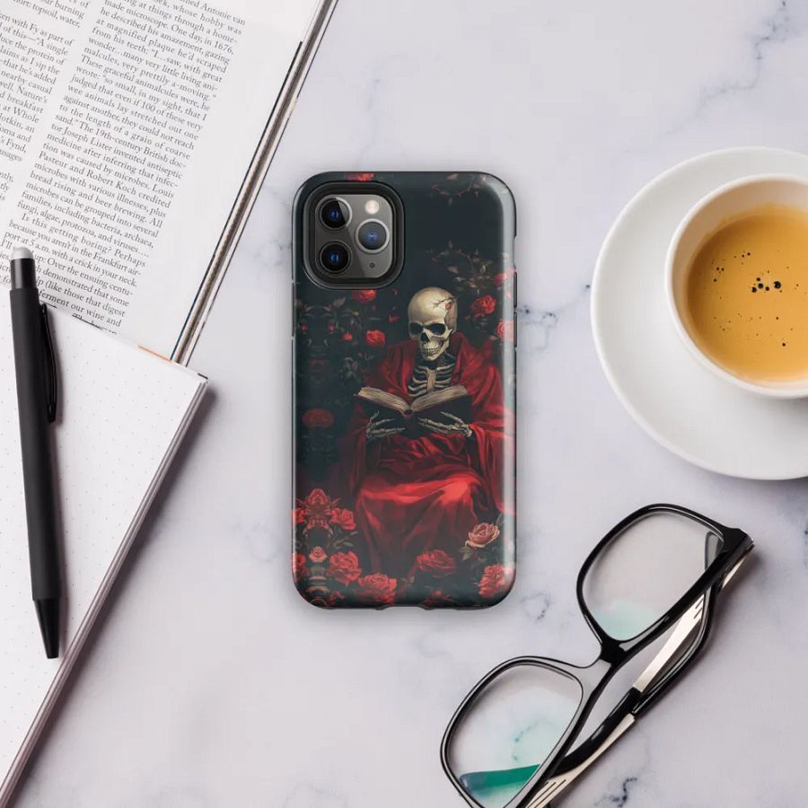 Gothic Skull & Roses iPhone Case – Dark Aesthetic Protection product image (31)