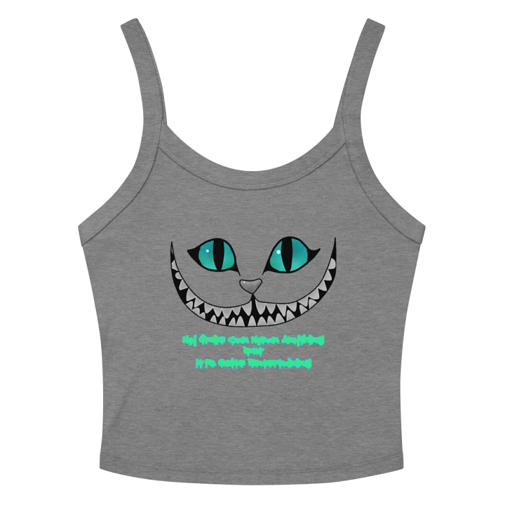 Cheshire Cat Tank , Grinning Cat Top, Whimsical Cat Shirt, Cartoon Cat Tank , Funny Cat Apparel, Cat Smile Top product image (10)