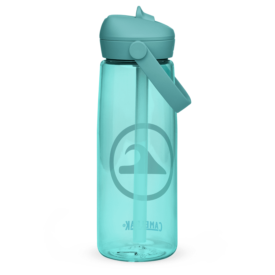 Wave Rider CamelBak Thrive® Flip Straw Water Bottle (Black-on-Color) product image (10)