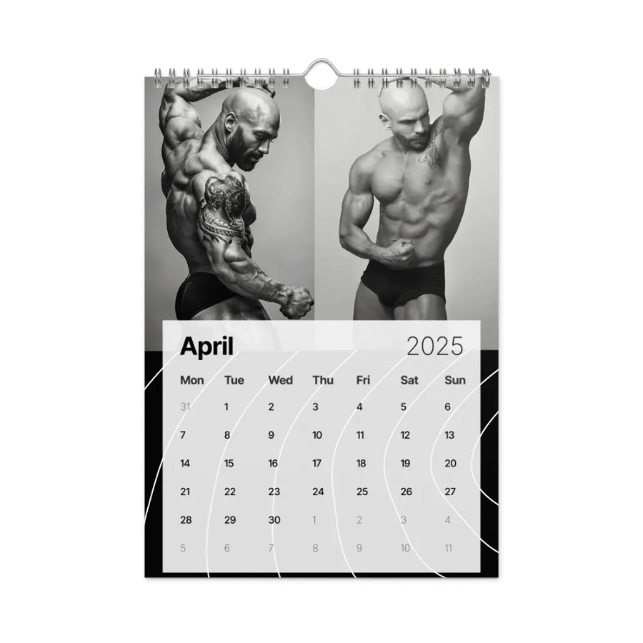 2025 Muscle Hunks Calendar product image (3)