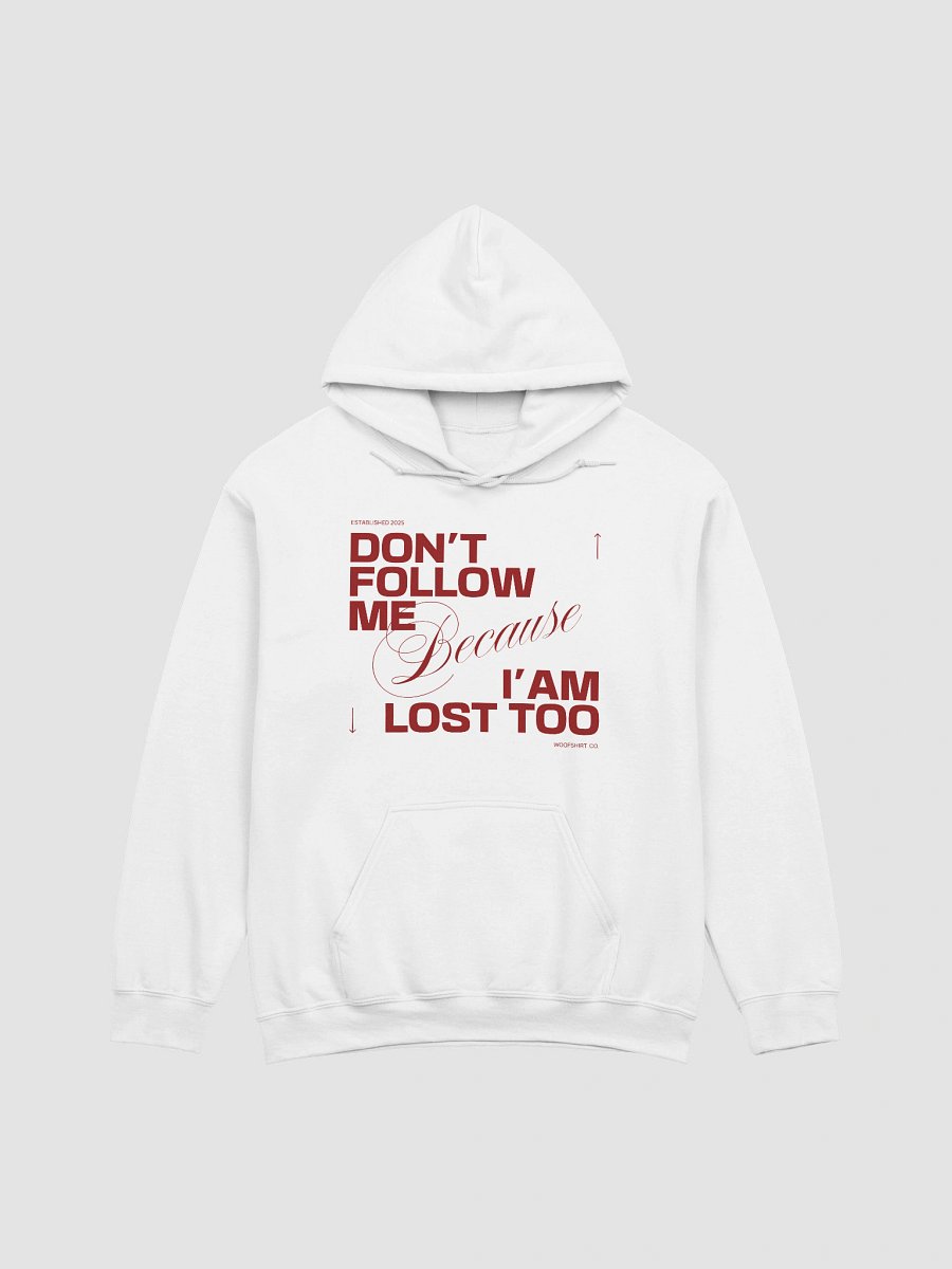 Don´t follow me | Gildan Classic Unisex Hoodie product image (2)