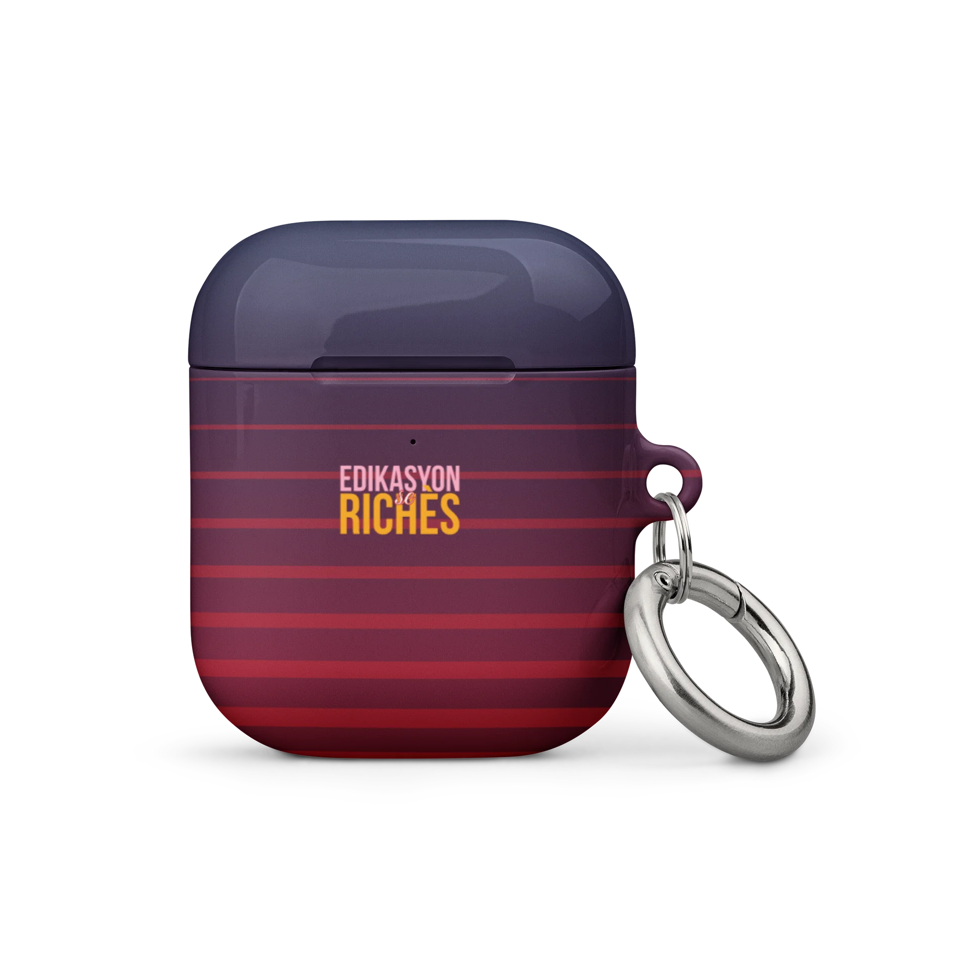 Edikasyon se Richès All-Over Print AirPods® Case – Protect with Pride. Charge with Purpose. product image (1)