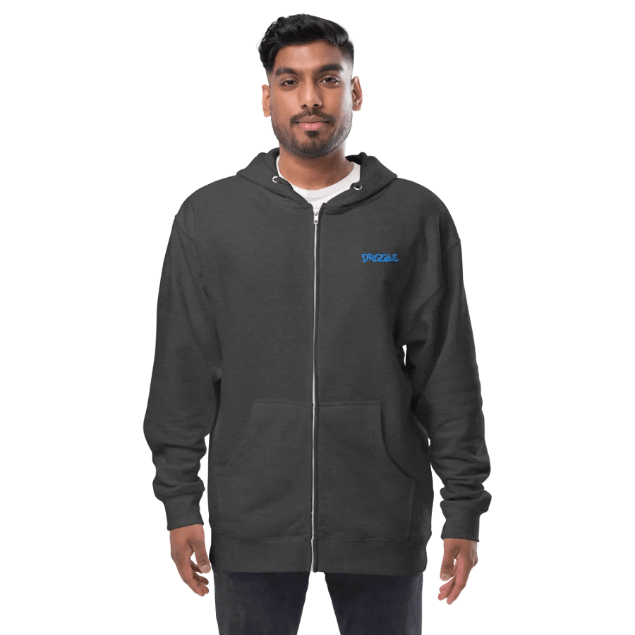 DRIZZLE ZIP HOODIE (HEATHER CHARCOAL) product image (4)