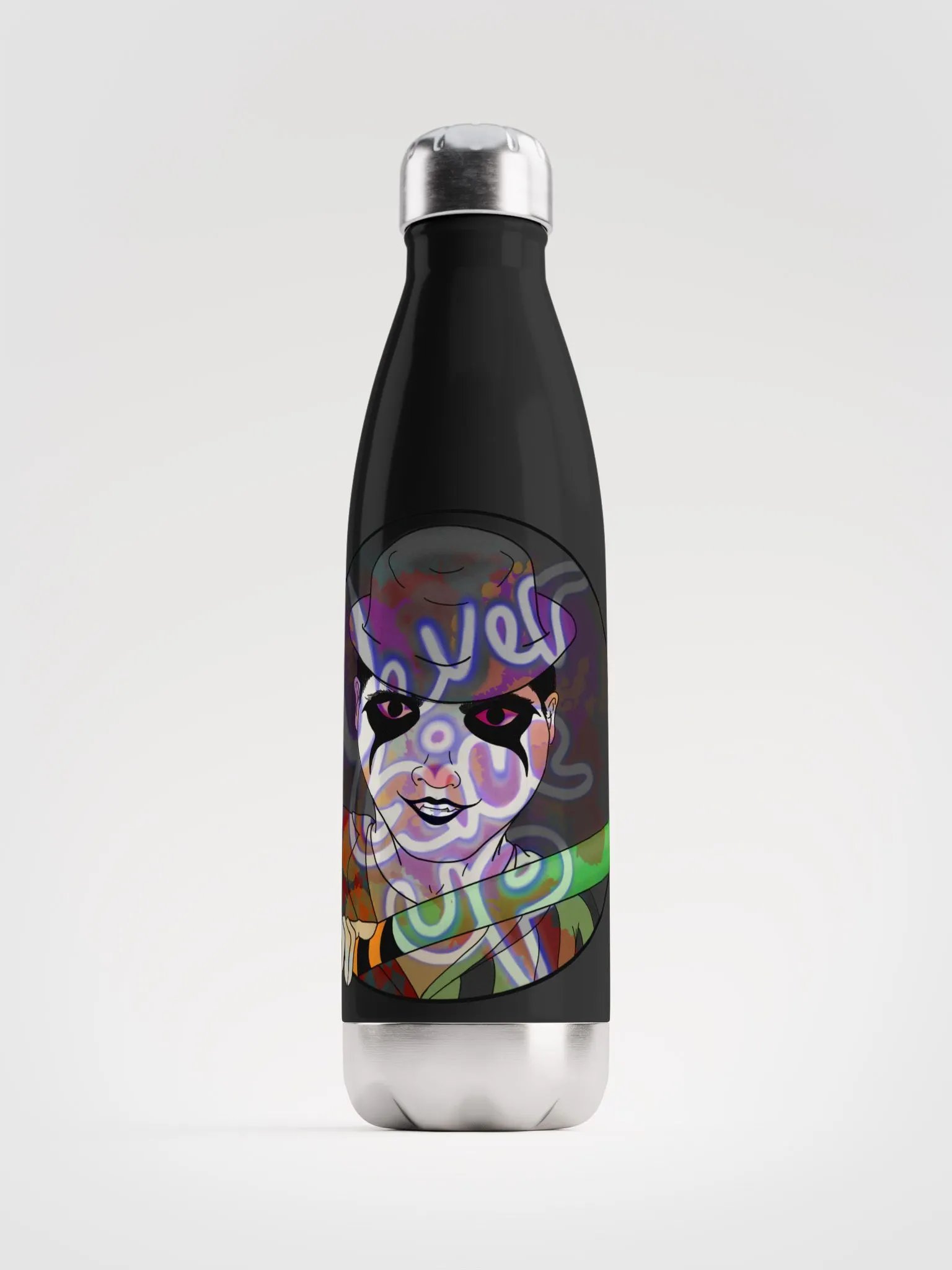 TWISTED CHAOS NEVER GIVE UP WATER BOTTLE product image (1)