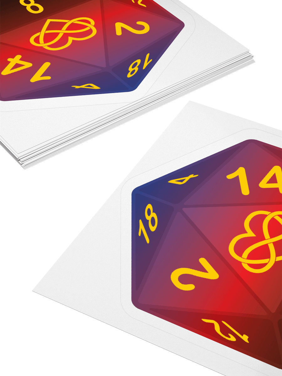 Polyamory D20 Sticker product image (12)