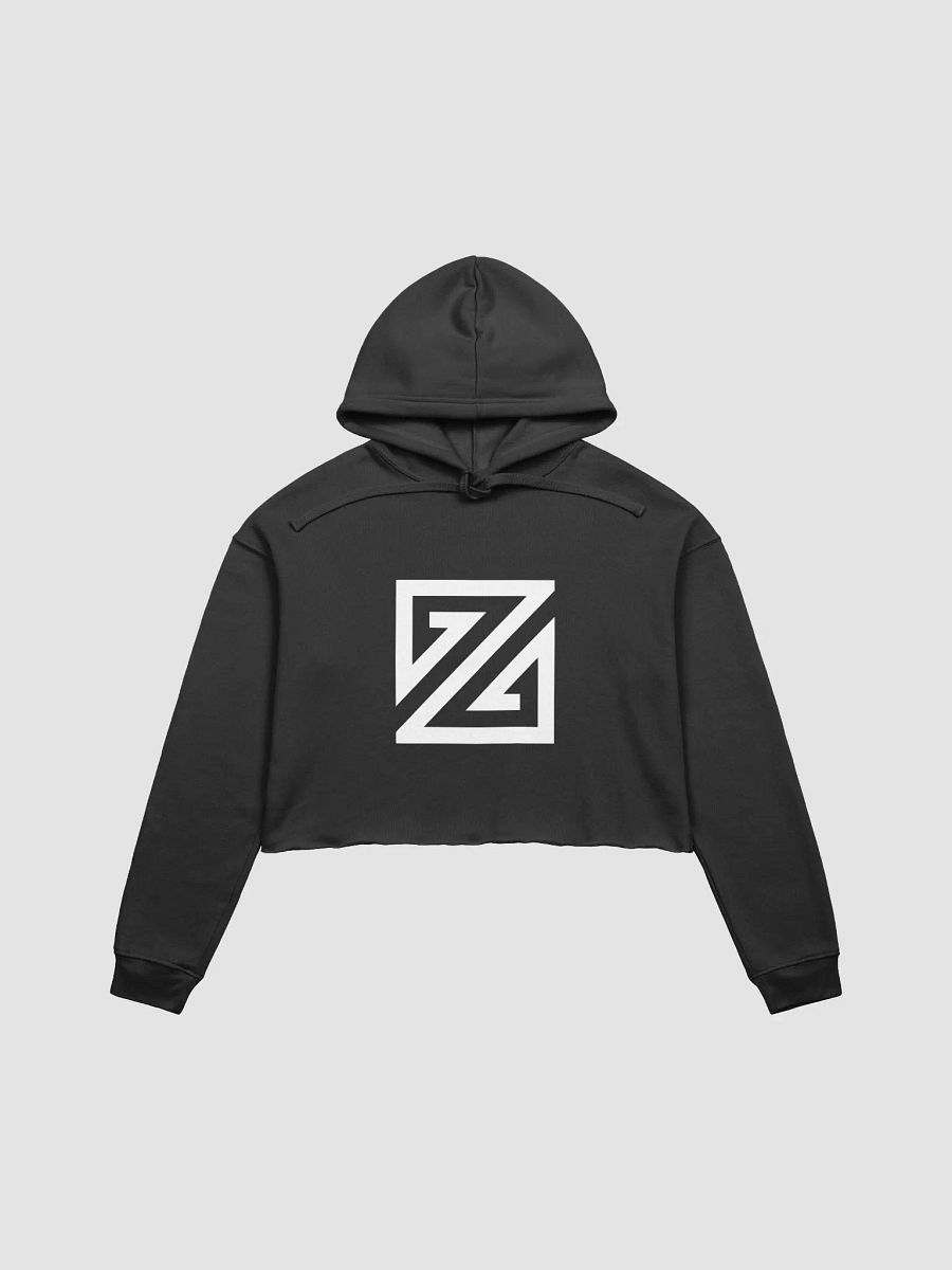 Crop Hoodie med logotyp product image (1)