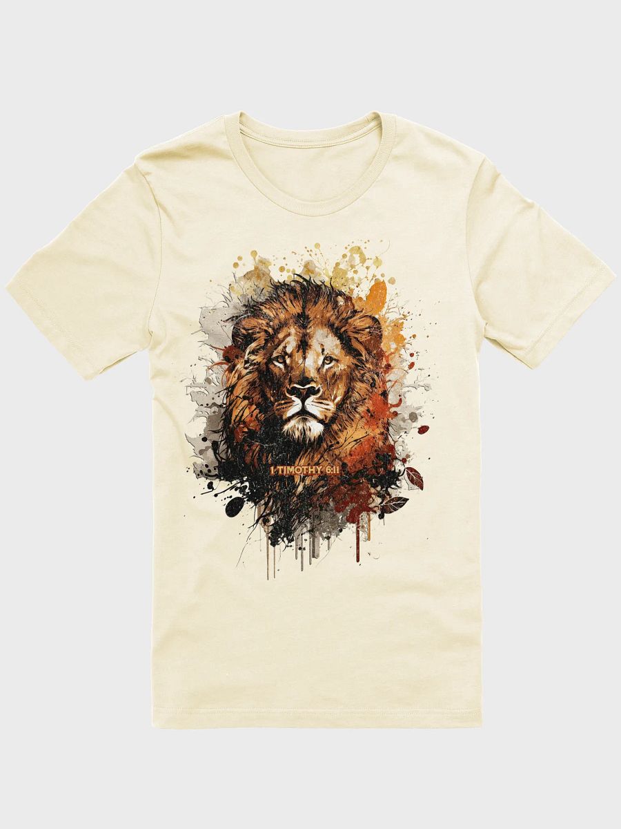 Courageous Lion 1 Timothy 6:11 T-Shirt product image (1)