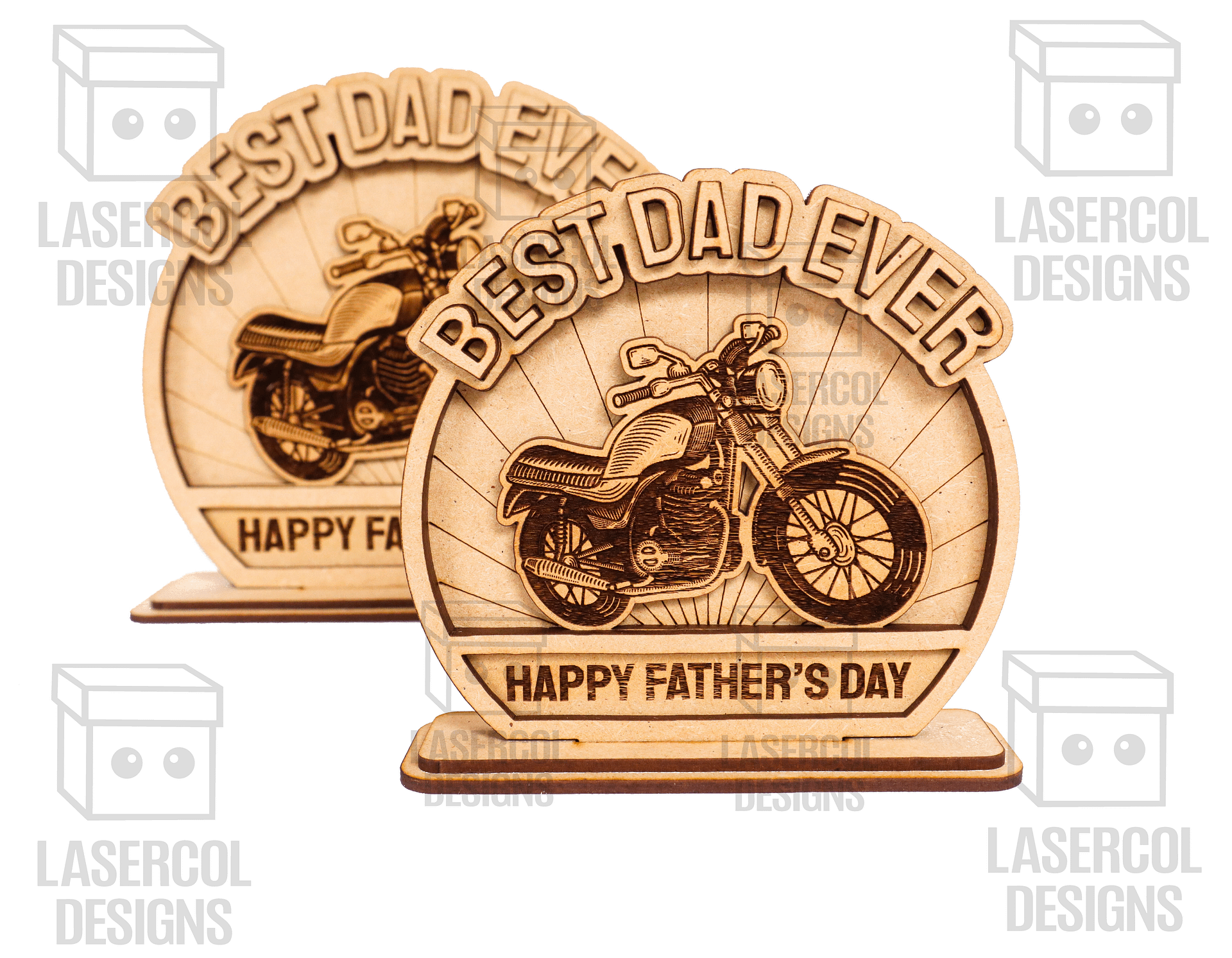 Father's Day Gift Plaque Set 2 (2 Sizes) - Laser Cut Files product image (5)