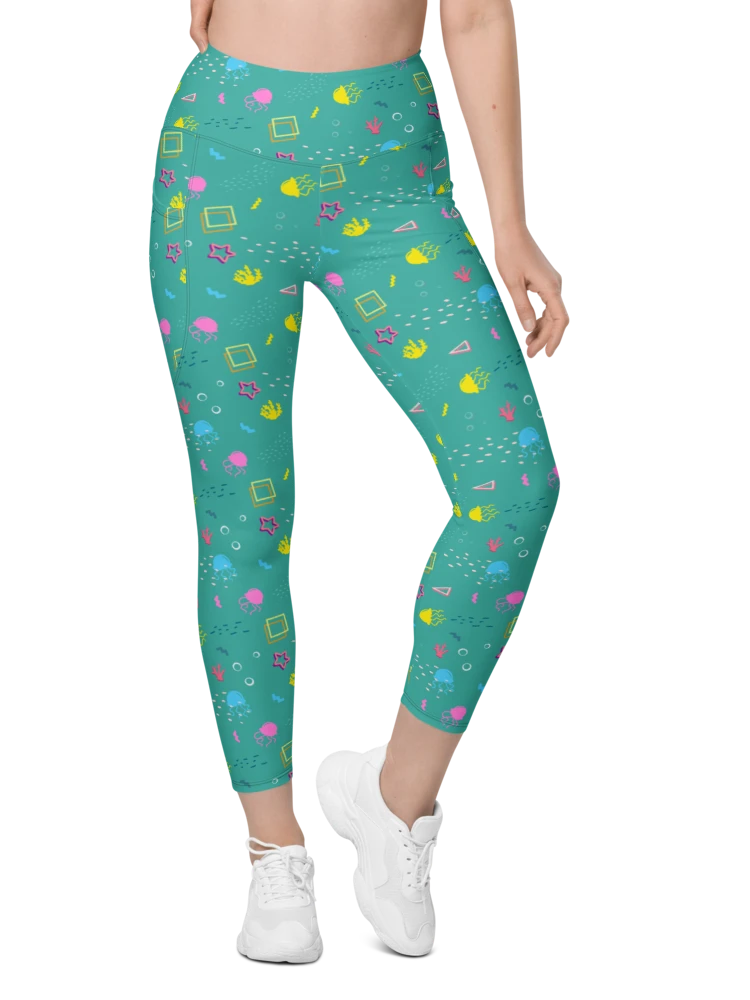 Shifty Seas pattern pocket leggings product image (1)