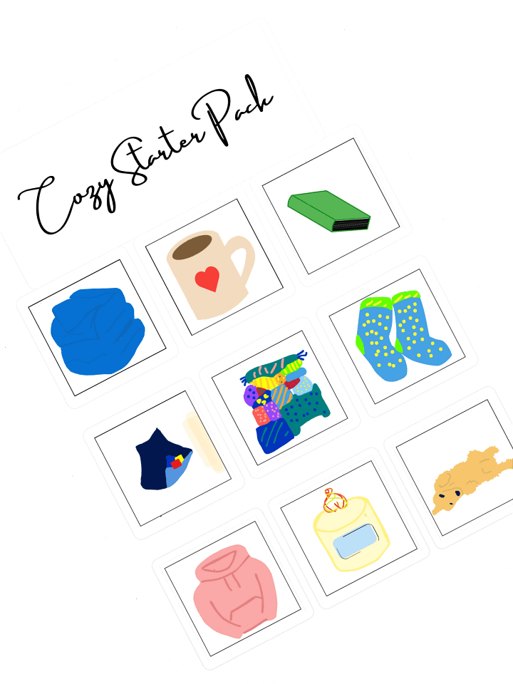 Cozy Starter Pack Stickers - Individual product image (1)