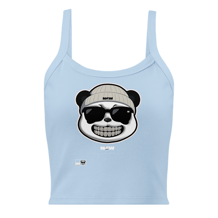 Bling Panda Chic Ribbed Tank Top product image (3)