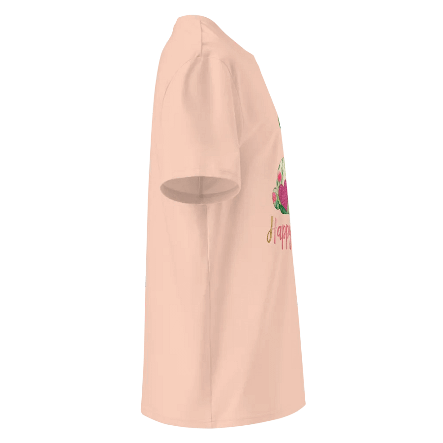 Easter Bunny Floral Heart T-Shirt product image (3)